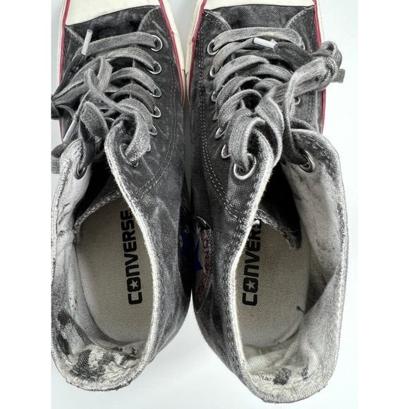 Converse Chuck Taylor All Star Lux Hidden Wedge Sneaker Womens 9 Distressed Gray - Picture 10 of 12